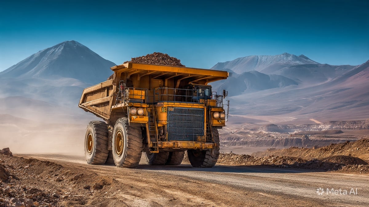 camion minero en chile
